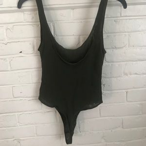 Free People Tops - Olive green free people bodysuit Free People Tops - Olive green free people bodysuit